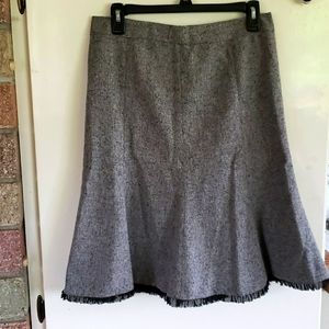 White House/Black Market skirt.  Size 2, gray and black color